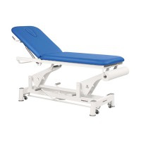 Ecopostural hydraulic stretcher: two bodies, with white connecting rod structure and facial hole (62 x 188 cm)